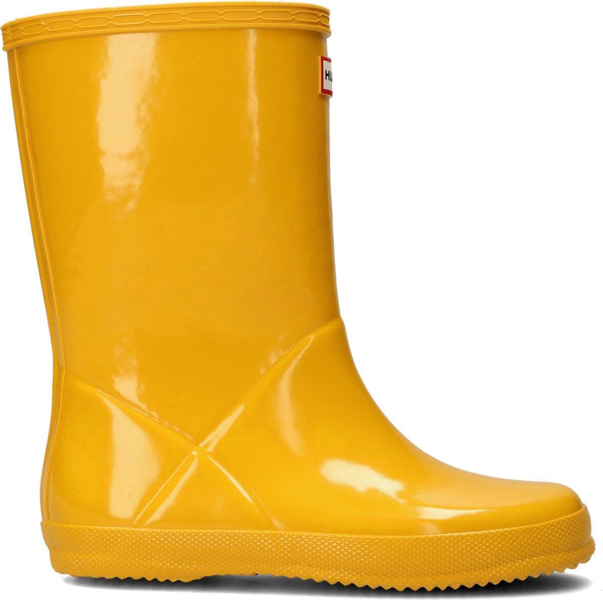 Hunter Kids First Classic Gloss - Gele Regenlaarzen - Maat 31