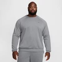 Nike Primary Veelzijdig Dri-Fit FZ0971-065 UV-shirt met ronde hals voor heren, cool grey/htr/cool grey, XL