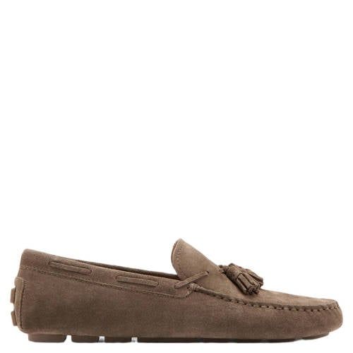 Mango Man suède mocassins - bruin