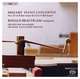 Mozart Ronald / Die Kolner Akad Brautigam - Mozart: Piano Concertos Nos 18 & 22