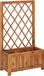 vidaXL - Plantenbak - verhoogd - met - latwerk - massief - acaciahout