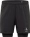 ODLO Zeroweight 2in1 Short 5'' Heren - Zwart - Maat S