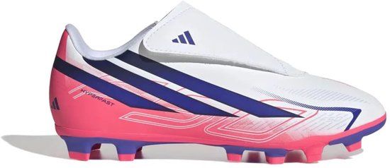 Adidas F50 Hyperfast Club Velcro FG/MG Junioren Voetbalschoenen Wit EU 34 Kinderen