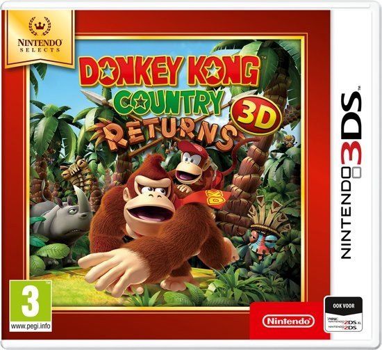 Donkey Kong Country Returns 3D - Nintendo 3DS/2DS - Platform - PAL