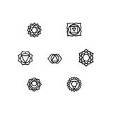 Decoratieve metalen wandaccessoireset (10 stuks), zwart