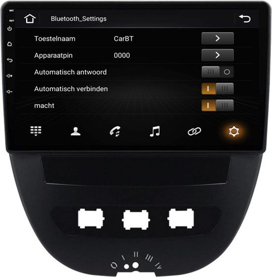 Merkloos Android 13.0 Radio Display for Citroën C1 (2005-2014) - Apple CarPlay, Android Auto, DAB+, Navigation & Radio - Merkloos