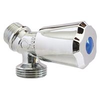 SOMATHERM for You - Wasmachinekraan - Verchroomd - Schuin - Met Klep - M15/21-M20/27 - Grijs