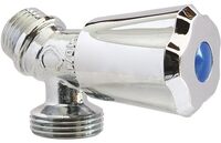 SOMATHERM for You - Wasmachinekraan - Verchroomd - Schuin - Met Klep - M15/21-M20/27 - Grijs