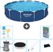Bestway Rond Steel Pro Zwembad - 396 x 84 cm - Blauw
