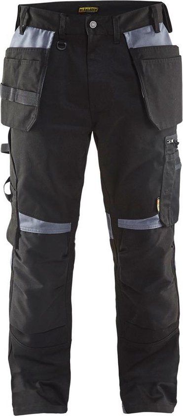 Blåkläder Werkbroek met spijkerzakken 1555-1860 - Zwart/Grijs - D104