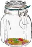 5five Weckpot/inmaakpot Jarro - 750 ml - glas - beugelsluiting - D12 x H16 cm