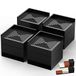 Meubelverhogers, Tclouda Meubelverhogers, Bed/Bank/Bureau/Tafel/Stoelpoot/Koelkast Liften tot 1,5, 3 en 4 inch, Rechthoekige Verstelbare Risers Blokken voor Extenders, Zware Ondersteuning tot 1300 lbs