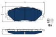 TRW Remblokkenset GDB3424BTE voor Toyota Auris, Rav4, Prius+/Wagon