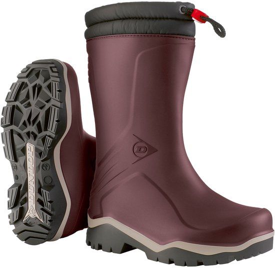 Dunlop Kinder Laarzen MK0KV45 Blizzard Bordeaux/Grijs/Zwart