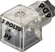 Kalitec 3 stuks connecteur à clapet conception AI 3 pôles 24V transparent avec câblage I PG9 I LED + Varistance I surface de contact 27x27 mm² I séparation de contact 18 mm I IP 65 I connecteur à clapet 2 pôles+PE