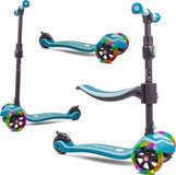 Sun Baby Trottinette pour enfant avec roues lumineuses - Turquoise