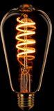 Expo Trading ETH Edison ST64 Filament spiraal LED 7.5w E27 240v 2200k dimbaar goud