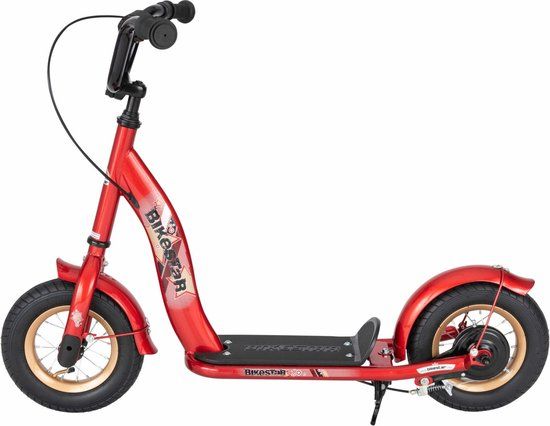 Bikestar Classic Autoped - 10 inch - Rood