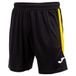 Joma Short Glasgow Zwart Geel - Shorts Unisex Volwassenen