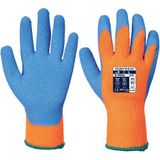 Portwest A145 Cold Grip Handschoen, Lang, Grootte M, Oranje/Blauw