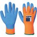 Portwest A145 Cold Grip Handschoen, Lang, Grootte M, Oranje/Blauw