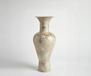 Vase Medora B25 x T25 x H60 cm Métal Albâtre Or Fait main