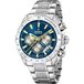 Festina F20668/5 Herenhorloge Chronograaf Timeless Chronograph Staal Zilverkleurig Blauw/Wit Analoog Quartz