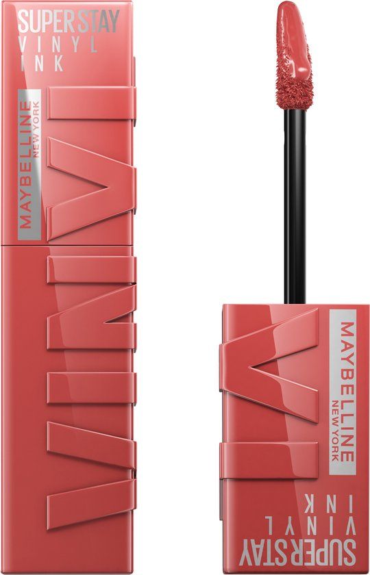Maybelline New York SuperStay Vinyl Ink Lipstick - 15 Peachy - 4.2ml