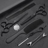 Merkloos Professionele Kappersschaar Set - Haarschaar en Uitdunschaar 16,5 cm voor Kappers en Beginners