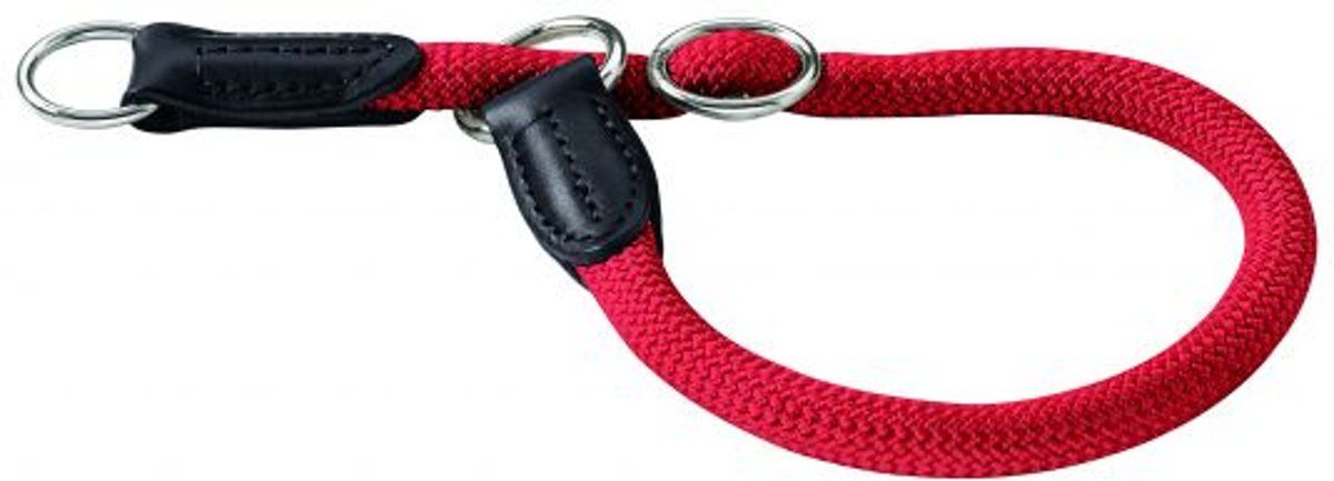 Hunter Freestyle Halsband voor Hond - Rood - 55 cm x 10 mm