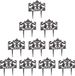 Portillon de jardin sans marque - Lot de 10 - Fonte - Bronze