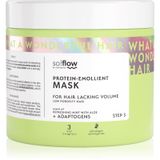 So!Flow Emollient-Protein Mask for Low Porosity and Lacking Volume Hair with Mint and Aloe 400ml