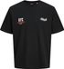 JACK&JONES JCOUFC ULTIMATE TEE SS C.N STYD SS25 T-shirts Hommes Noir Coton S