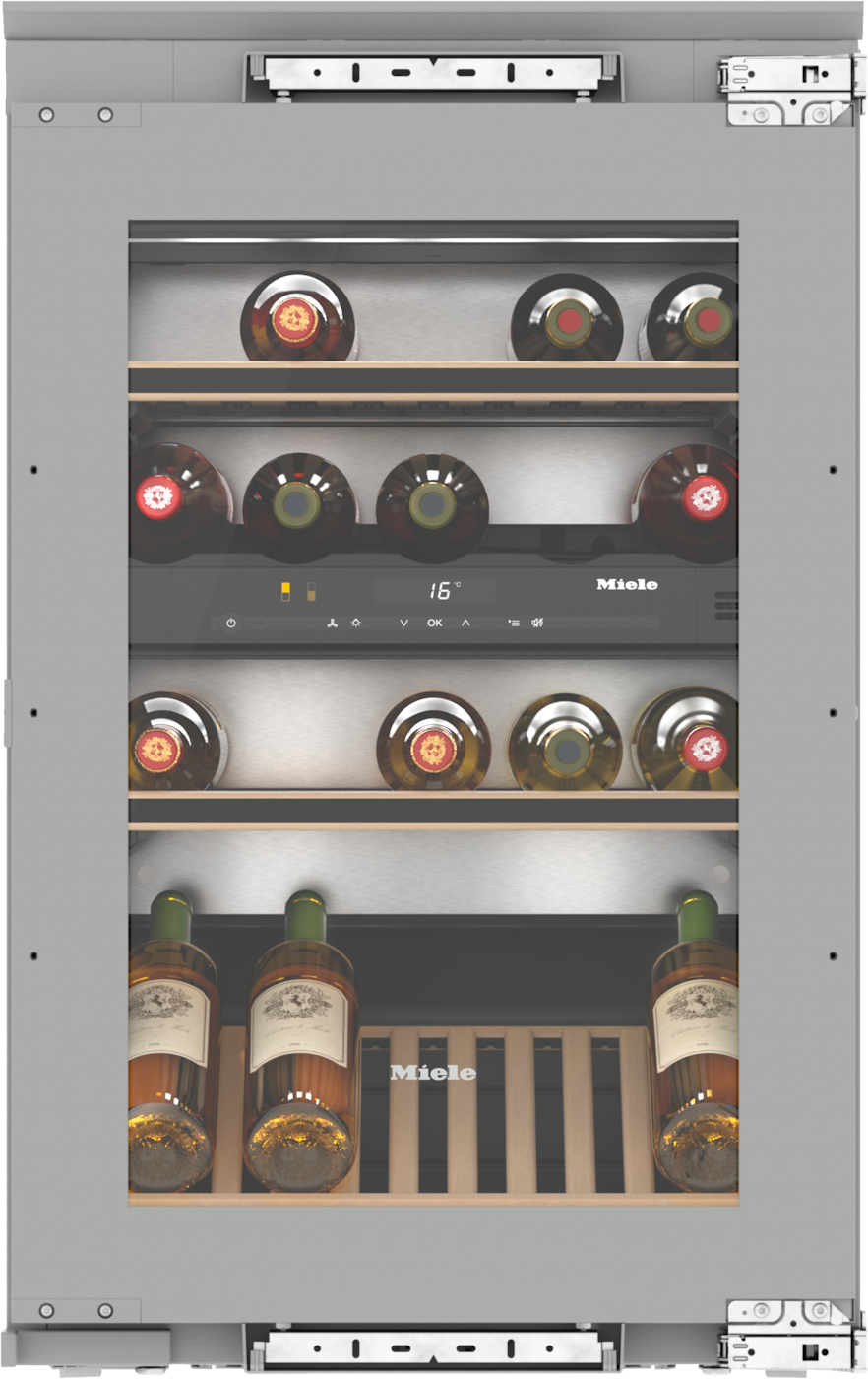 Miele KWT 6422 i-1 - Compressor Wine Cooler - Built-in - Grey - 30 Bottles