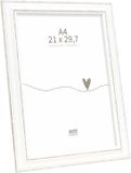 Deknudt Frames Deknudt S221H3 Fotolijst - 21x29,7 cm - Zwart/Wit