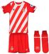 Umbro Girona Fc 18/19 Thuis Short Sleeve Junior Set Rouge, Blanc