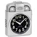 Atlanta 1947/19 réveil quartz argenté avec lumière snooze signal de cloche