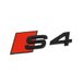 Audi 8W0071804 belettering S4 Tuning Exclusive Black Edition embleem zwart/rood