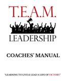 T.E.A.M. Leadership: Coaches' Manual