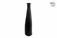 VAN MANEN Vaas Blues mat zwart glas 18x18x80 cm