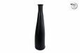 VAN MANEN Vaas Blues mat zwart glas 18x18x80 cm