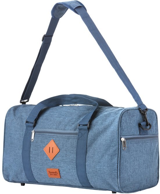 Travelz - Hipster - Reistas 36 liter - Weekendtas - Jeans Blauw