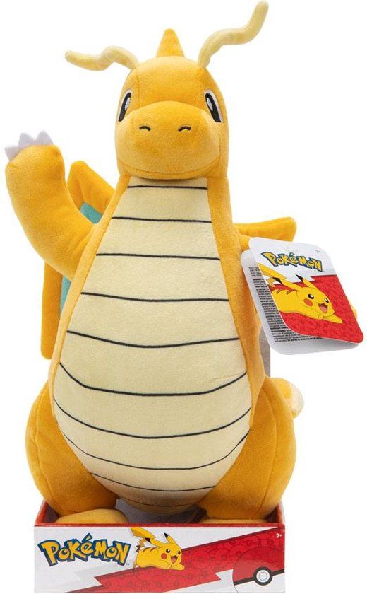Pokemon Knuffel - Dragonite (30 cm) - 0889933972871