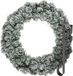 Esschert Design Bv Couronne de Noël 60 cm - vert - enneigé