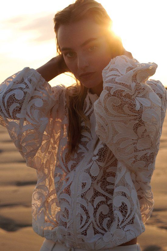 Summum Jacket Lace Ivory Women L