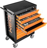 Neo tools Altacom Sp. z o.o. Gereedschapskast met 7 laden en 129 gereedschappen