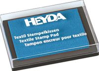 Heyda stempelkussen textiel hemelsblauw