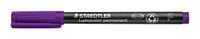 Staedtler Lumocolor 318 Permanente Marker, Fijne Punt, Paars, 10 Stuks