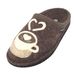 HAFLINGER Huisschoen beige / beige gemêleerd / chocoladebruin