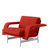 &Tradition Meantime AV29 Lounge Chair Seat Fiord 571 Frame Polished Aluminium